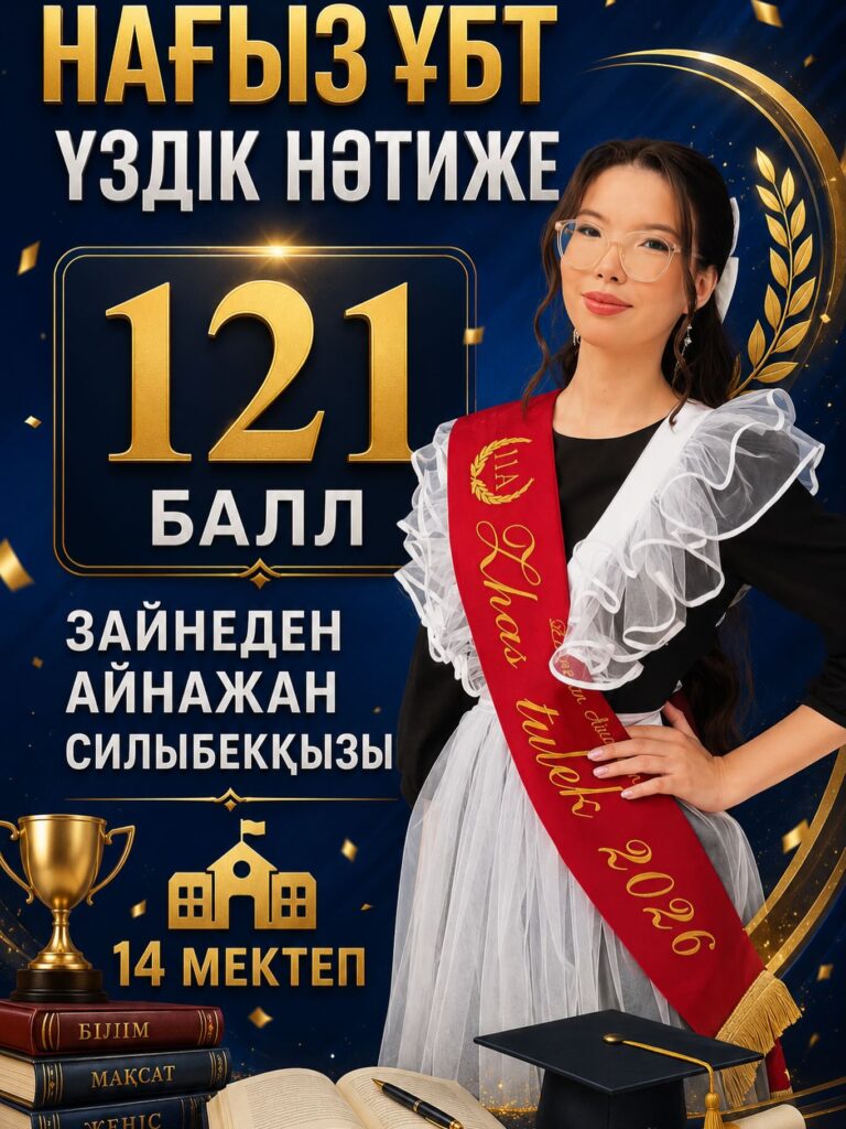 ✨ НАҒЫЗ ҰБТ – ҮЗДІК НӘТИЖЕ! ✨ Құттықтаймыз! 👏🎉 🏆&hellip;