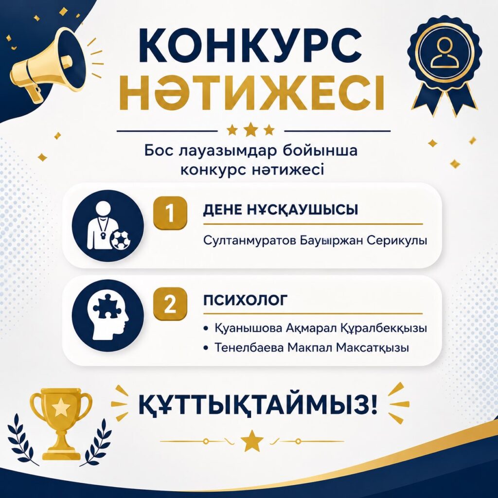 👩🏻‍🏫 Маңғыстау облысының білім басқармасының Ақтау қаласы бойынша білім бөлімінің&hellip;