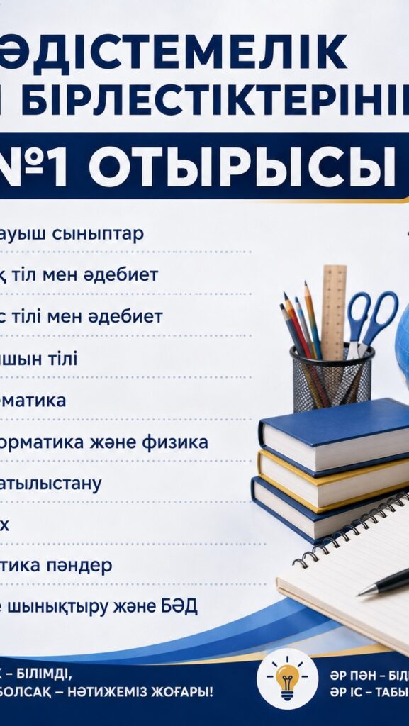 🎨 МАТЕМАТИКА ПӘНДЕР БІРЛЕСТІГІ 📌 Әдістемелік кеңес: Жаңа оқу жылының&hellip;